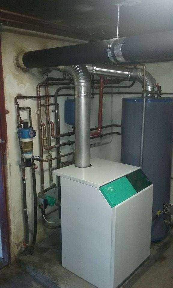 Állókazán bekötése